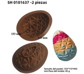 Egg Mold for Diy Easter Decorations Large 3D Breakable Easter Egg Surprise Chocolate Molds Easter Eggs Chocolate Silicone Molds