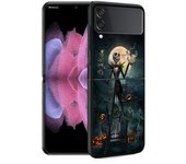 Jack Skellington Before Christmas PC Phone Case for Samsung Galaxy Z Flip4 Flip3 Flip Hard Dark Cover