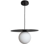 Ledkia Lámpara Colgante Metal Luminia de Calidad con Tulipa de Cristal