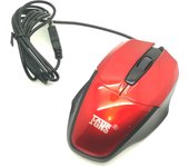 Ratón óptico para Ordenador, ratón con Cable USB de diseño ergonómico con 3 Botones de Alta definición 1200 dpi, para ratón de Ordenador portátil,Cable de 1.30m