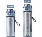 TKK 400/500ml Tritan Material Water Bottles BPA-Free Creative Fashion Water Bottle With Portable Rope Outdoor Travel Cup Fitness