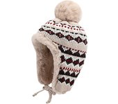 Gorro de invierno cálido con bufanda a prueba de viento para mujer, gorro de punto con bufanda, gorro con orejeras para mujer, gorro a prueba de viento, gorro suave con orejeras, gorro de punto, gorro de esquí