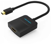 Vention adaptador mini displayport macho a hdmi hembra - 0.15m - color negro
