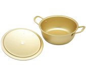 Korean Ramen Pot Noodles Paomian Pan Thickened Yellow Aluminum Pot Aluminum Soup Hot Pot Golden Kitchen Cookware Wok