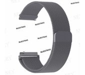 Milanese loop for Samsung Galaxy Watch 7/6/5/FE/4/6 Classic/active 2 band 22/20mm Metal magnetic bracelet Huawei GT 4-3-2 strap
