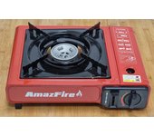AMAZFIRE 2,0 Camping Gas Doble Uso Portátil con Conector para Botella de Gas