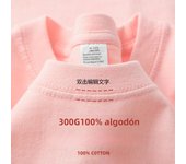 Summer Cotton Heavy Duty 300grams American Pure Cotton Short Sleeves T-shirt Men Casual Base Top Oversized T Shirt