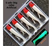 5pcs 36g/113mm Jigging soft Baits Artificial Bait Lumious/Glow Mackerel Sea Bass Snapper Fishing Lure Wobblers Swimbait
