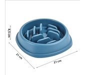 Pet Supplies Dogs and Cats Slow Food Bowl Puzzle Non-Choking Non-Slip Slow Feeder Thickened Plastic Plate Bowl Pet Feeding Bowl