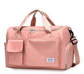 UNIXINU-Bolsa de viaje de gran capacidad para Mujer, Bolsa de viaje con compartimiento para Zapatos, Deportiva, fitness