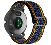 20mm 22mm Nylon Strap For Garmin Vivoactive 5 4 3 Band Watch Venu 2 3 Forerunner 645 255 Music 55 245 Elastic Wristband Bracelet