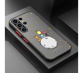Cartoon Little Prince Phone Case For Samsung S23 S22 Ulrta 5G S21 FE S20 Plus S10e Soft Silicone Edge Cover Matte PC Capas