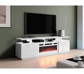 Mesa de tv Charlotte 151 , Muebles ES, LED, White, 180 x 56 x 40cm