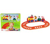 TREN INFANTIL CON VÍAS Y FIGURAS FUNCIONA A PILAS