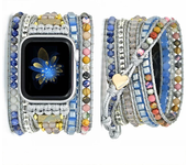Bohemia Strap for Apple Watch Ultra Band 49mm 44mm 45mm 41mm 42mm 38 Handmade Natural Beads Bracelet Iwatch Series 8 7 6 Se 5 3