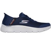 Calzado Skechers modelo Go Walk Flex - Hands Up en color Gris