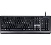Coolbox v4 teclado con lector dnie - conexion usb - compatible con windows y mac - diseño compacto - instalacion sencilla - color negro