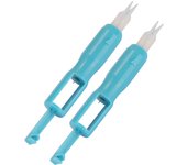 1/2pcs Automatic Sewing Threader Stitch Insertion Tool Quick Threader Needle Changer Hold Needles Firmly Sewing Supplies