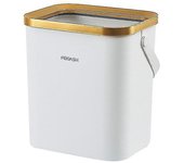 Bote de basura Dorado de lujo Bote de basura de gran capacidad para Cocina Baño Push-Tipo de pie Alto Plástico Ga