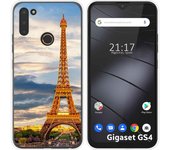 Funda Silicona para Gigaset GS4 diseño Paris Dibujos