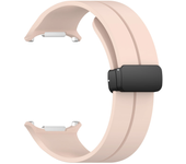 Magnetic Folding Buckle Band for Samsung Galaxy Watch Ultra 47mm Silicone Strap for Galaxy Watch 7 Ultra Watchband Bracelet