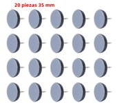 20Pcs Furniture Leg Sliders Pads With Nail Feet Furniture Moving Gliders Mover Floor Protector for Tables Sofas Recliners