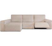 Funda de sofa m/0 ch. longue relax premium jaz izquierda c/11, Tamaño brazo largo izquierda, 170x310x110cm, Fábricada en España