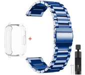 Case+ Metal Strap For Redmi Watch 5 Active TPU Soft Case For Xiaomi Redmi Watch 5 Lite Men Stainless Steel Watchband Correa