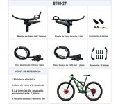 Goodtaste GT03 Power-off Lithium Electric Folding Driving Disc Mountain Scooter Bicycle Caliper Xod Hydraulic Brakes For Bikes