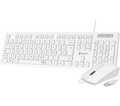 Subblim Combo Business Slim Teclado   Ratón USB Silencioso Blanco