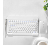 Bluetooth Keyboard and Mouse Set for iPad Pro Air 2024 for Xiaomi Samsung Tablet Phone Universal Wireless Keyboard 10 inch