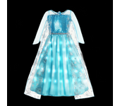 2025 Evening Party Girls LED Lights Elsa Anna Kids Princess Dress Coslplay Halloween Luminous Prom Gowns