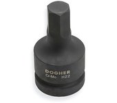 Punta hexagonal 1 CrMo HX27x100mm | DOGHER 587-27