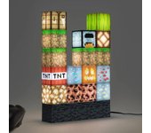 Lámpara de costura con bloques de construcción y luces nocturnas de Minecraft con alimentación USB
