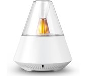 Difusor de aceites esenciales personal, estilo retro, aroma a fragancia para el hogar, dormitorio, sala de estar, capacidad de 150 ml, funciona durante 6 a 12 horas, color blanco