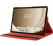 Tumundosmartphone Funda Giratoria 360 para Samsung Galaxy Tab A9+ Plus color Roja
