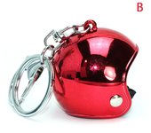 New Motorcycle Safety Helmet Keychain Female Men's Hard Hat Heavy Metal Rock Car Keychain Bag Keychain Jewelry Gift