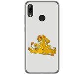 Tumundosmartphone Funda Gel Tpu para Huawei P Smart 2019 / Honor 10 Lite diseño Leones Dibujos