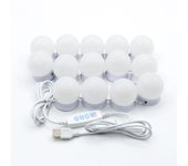 Led Hollywood Espejo de maquillaje Espejo de luz Regulable Bombillas Led (Bombilla solamente)