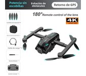 New S188 Drone GPS 8K HD Camera Optical Flow Positioning Obstacle Avoidance Brushless Motor Foldable Quadcopter RC Dron Toy Gift