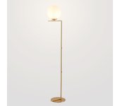 Barcelona LED Lámpara de pie bola cristal "Anni" - E27 - Ø 22cm