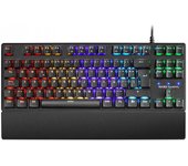 Mars gaming mkxtkl teclado mecanico - diseño tkl compacto - iluminacion rgb multiefectos - switches outemu sq - reposamuñecas extraible - antighosting total - color negro