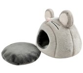Guinea Pig Cave Bed Small Animal Washable Cotton Sleeping Nest Pet Hideout Bed House Anti-Slip Warm for Chinchilla Hedgehog