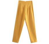 TRAF Office Wear High waist Pants for Women Formal Pants Office outfits Pencil Trousers Black Pink White Fashion Ladies Pants