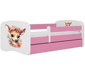 Cama 160 x 80 cm Kocot Kids com gaveta BabyDreams Bambi Pink
