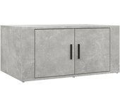 vidaXL Mesa de centro madera contrachapada 80x50x36 cm Blanco, Negro, Blanco brillante Mesita de Salón o Comedor o Auxiliar Mesa de Café Meuble Salón