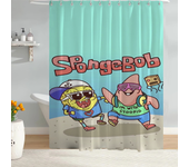 Bathroom Shower Curtain Home Tentacles SpongeBobs Washable Waterproof Fabric Shower Curtain Curtains in the Bathroom Accessories