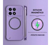 Magnetic Metal Painting Ultra Thin Frameless Phone Case For XIAOMI Poco X6 F6 F5 Pro F3 Wireless Charging Cases Cover