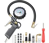 Medidor de presión de neumáticos de coche 220 PSI Inflador de neumáticos con válvula núcleo herramienta compresor de aire para coche motorcycl