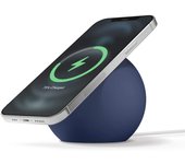Desk Ball Shape Magnetic Silicone Charging Holder for Magsafe IPhone 15 14 Pro Safe Wireless Charger Dock Station Charging Stand